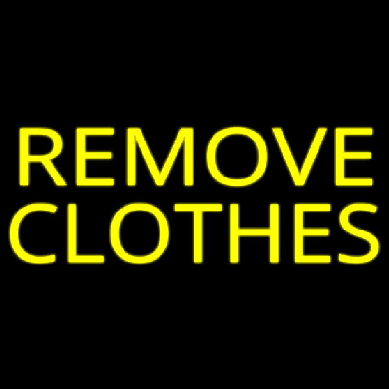 Remove Clothes Neonkyltti