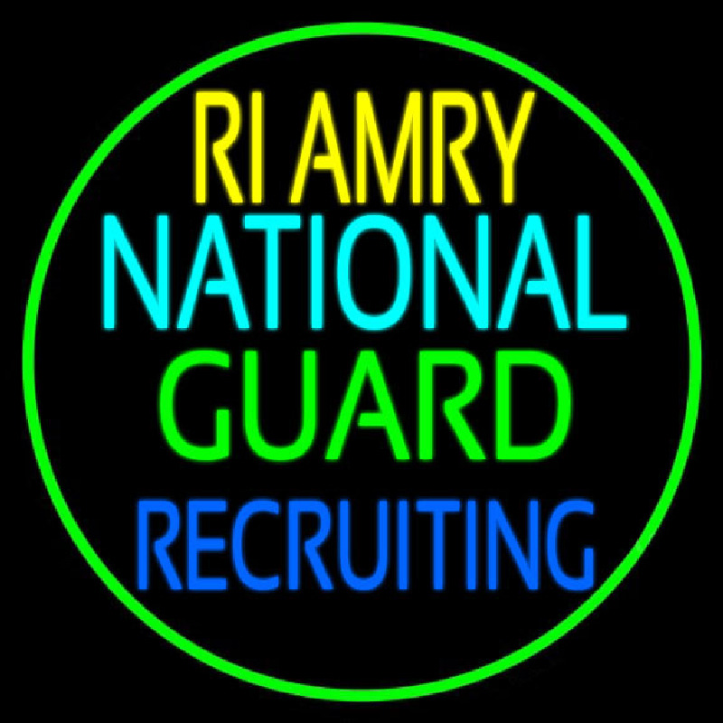 Ri Army National Guard Recruiting Neonkyltti