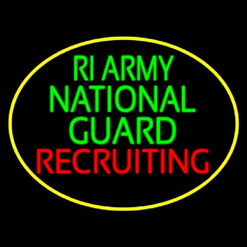 Ri Army National Guard Recruiting Neonkyltti