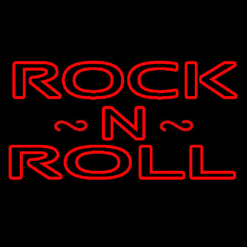 Rock N Roll Red Neonkyltti