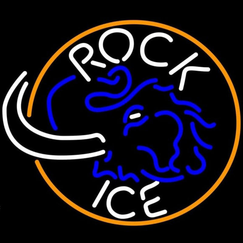 Rolling Rock Ice Elephant Beer Sign Neonkyltti