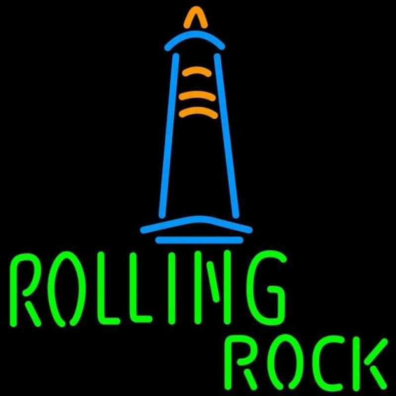 Rolling Rock Lighthouse Lounge Beer Sign Neonkyltti