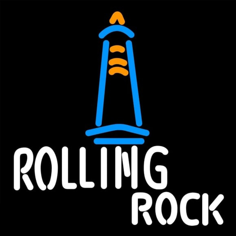 Rolling Rock Lighthouse Lounge Beer Sign Neonkyltti