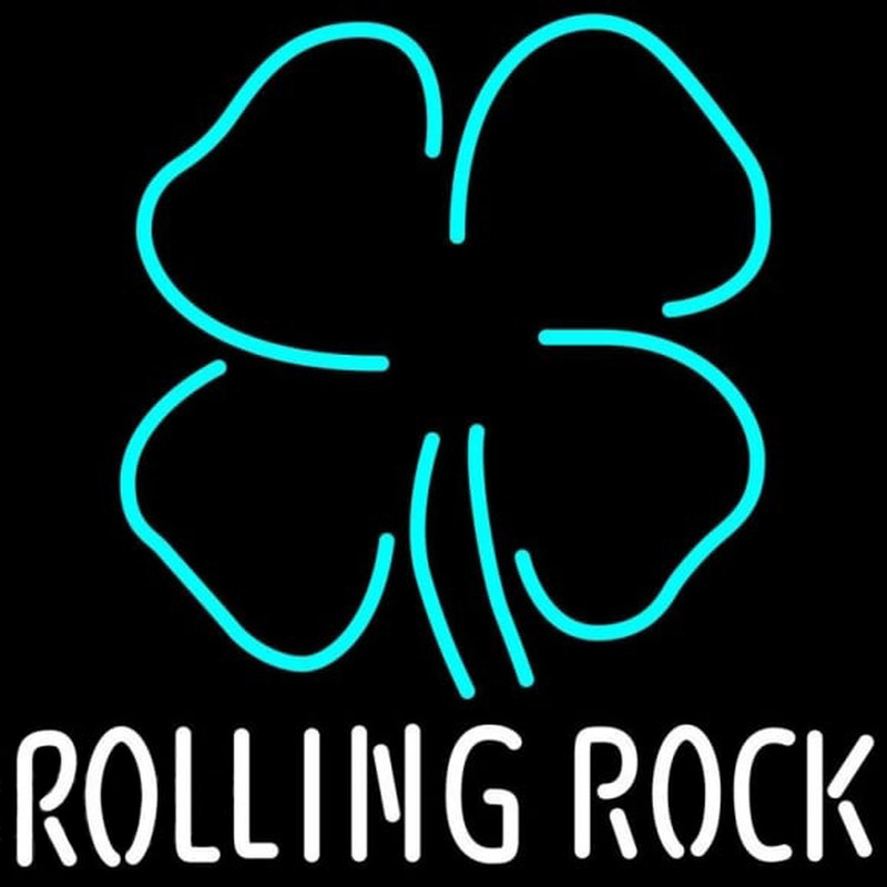 Rolling Tock Clover Beer Sign Neonkyltti