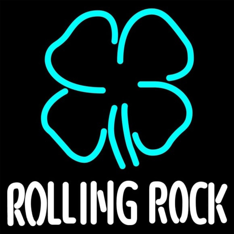 Rolling Tock Clover Beer Sign Neonkyltti