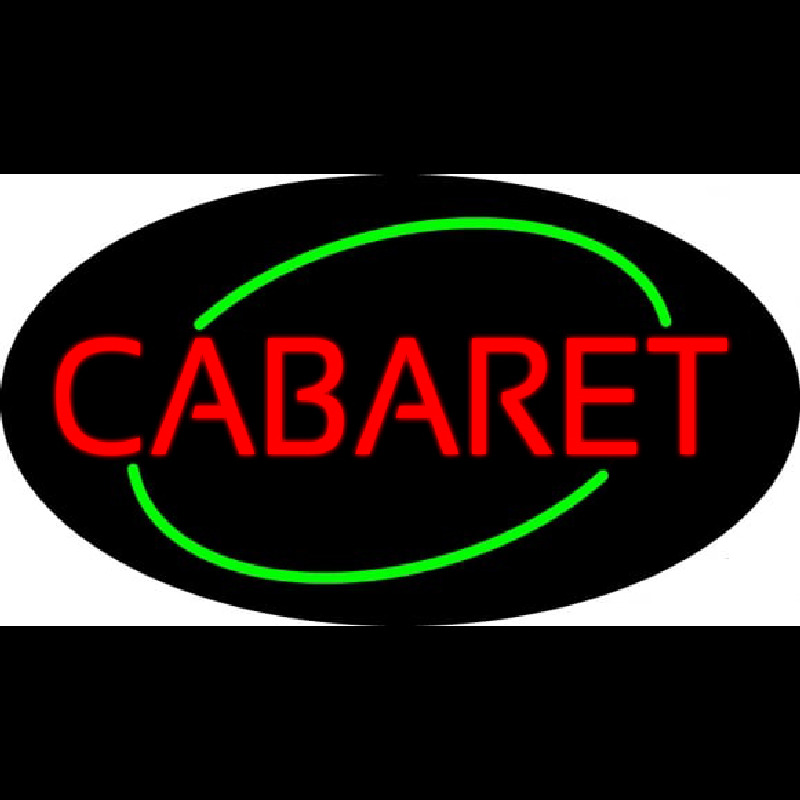 Round Cabaret Neonkyltti