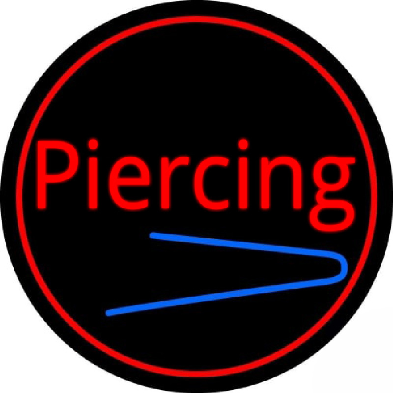 Round Piercing Neonkyltti