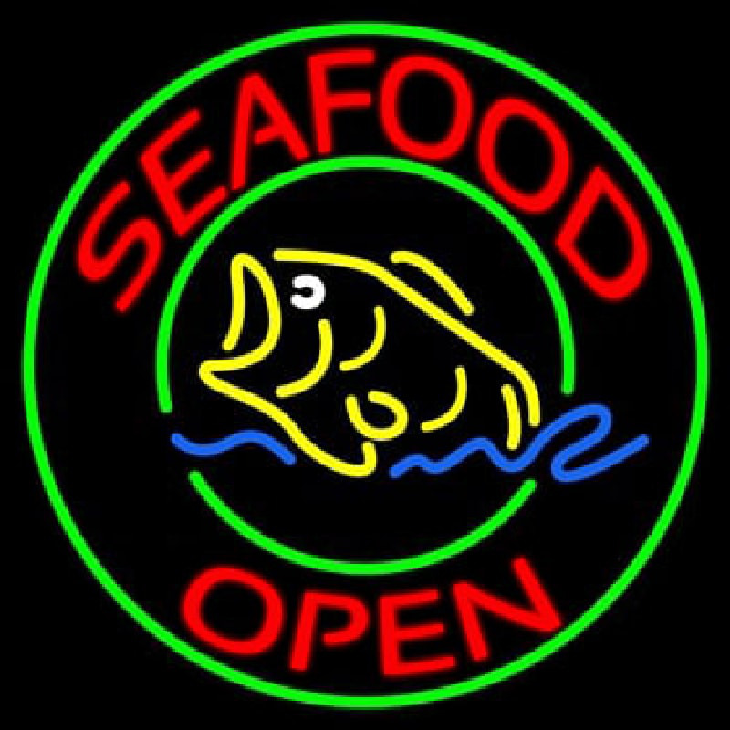 Round Seafood Open  Neonkyltti