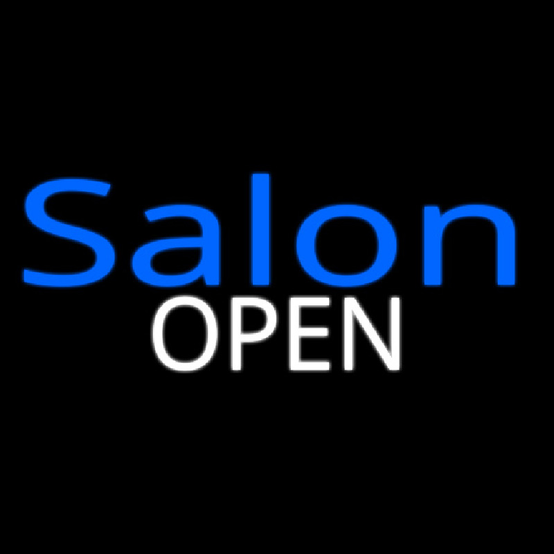 Salon Open Neonkyltti