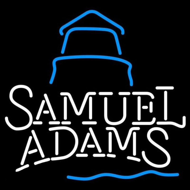 Samual Adams Day Lighthouse Beer Sign Neonkyltti