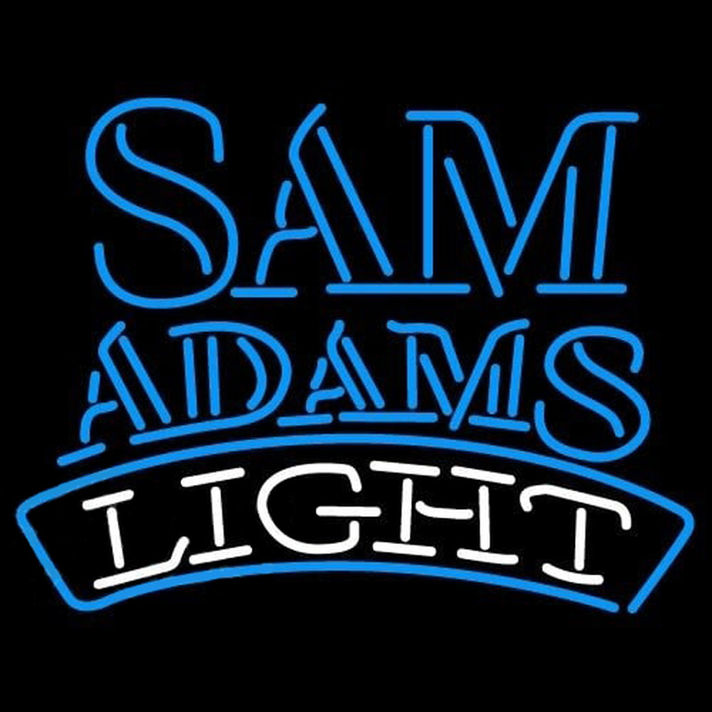 Samuel Adams Light Beer Sign Neonkyltti