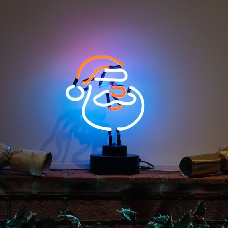 Santa Desktop Neonkyltti