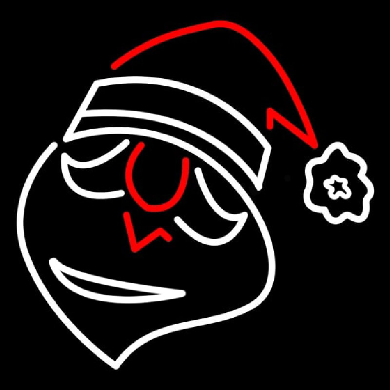 Santa Face Neonkyltti