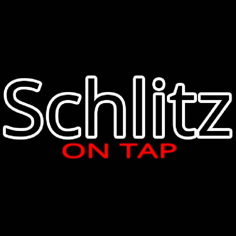 Schlitz On Tap Neonkyltti