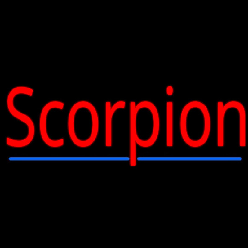 Scorpion Red 3 Neonkyltti