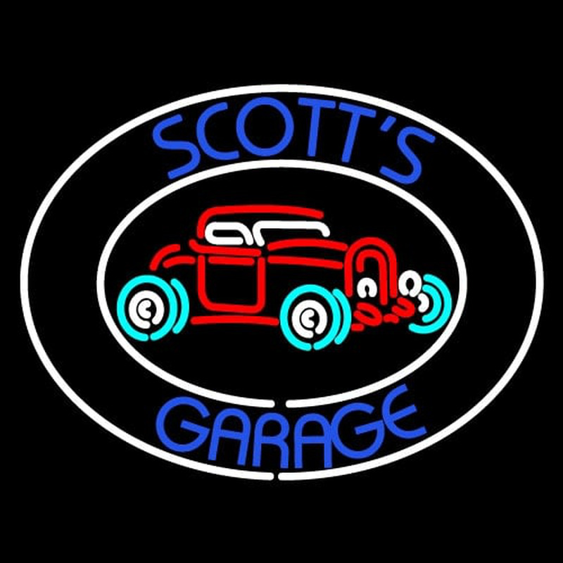Scotts Garage Neonkyltti
