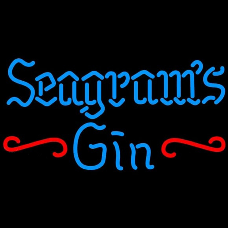 Seagrams 7 Promotional Gin Beer Sign Neonkyltti