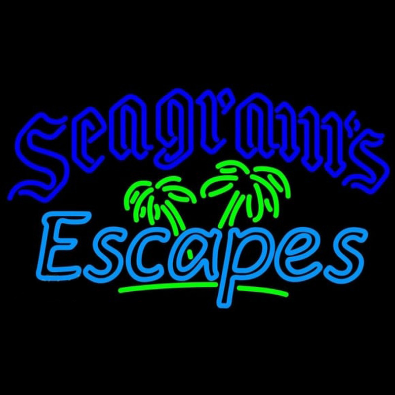 Seagrams Escapes Wine Coolers Beer Sign Neonkyltti