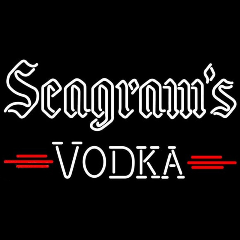 Seagrams Vodka Beer Sign Neonkyltti