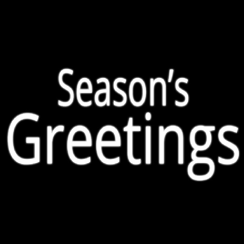 Seasons Greetings Neonkyltti