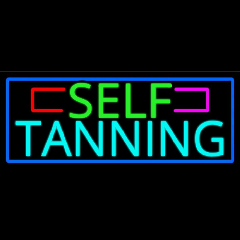 Self Tanning Neonkyltti