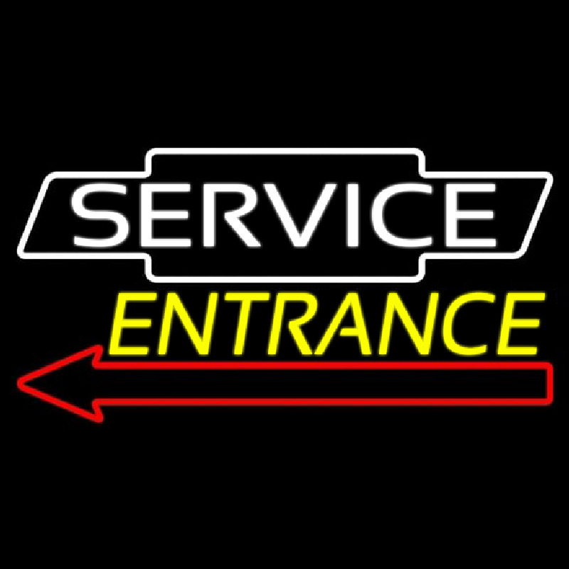 Service Entrance Neonkyltti