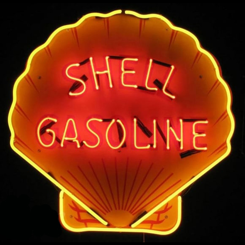 Shell Gasoline Neonkyltti