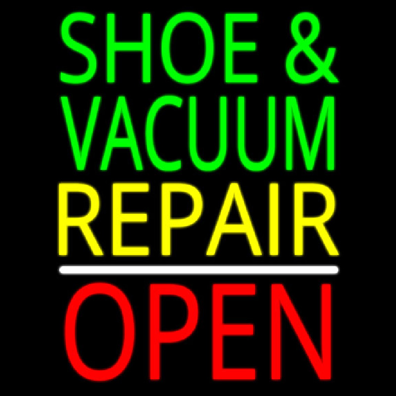 Shoe And Vacuum Repair Open Neonkyltti