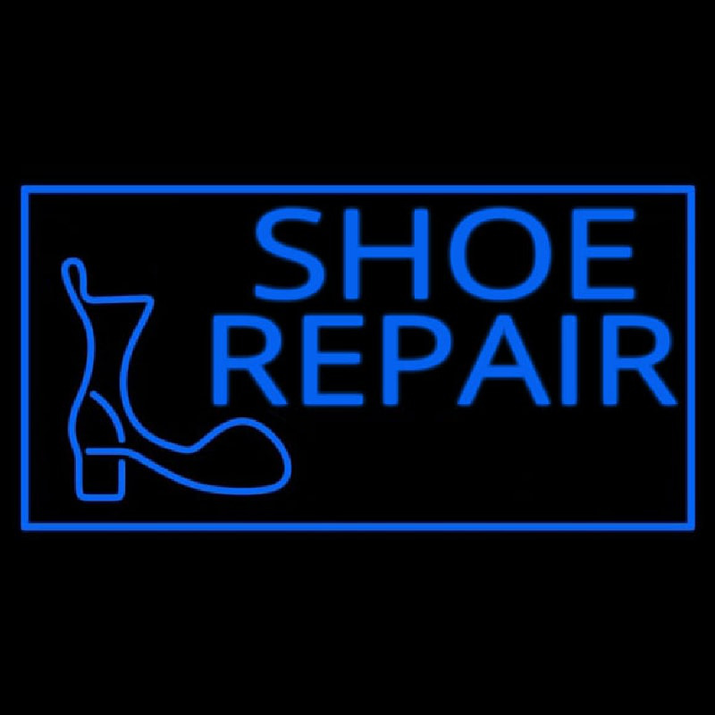 Shoe Repair Logo Neonkyltti