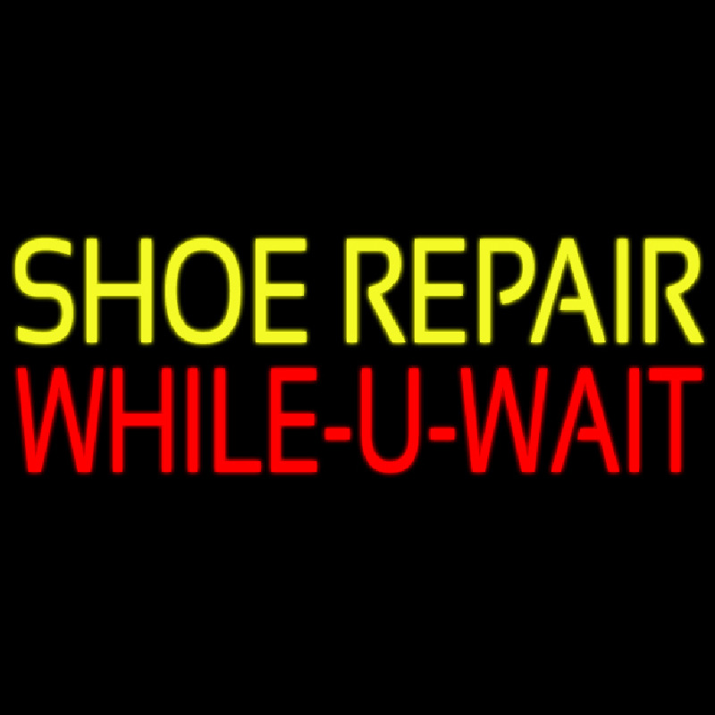 Shoe Repair While You Wait Neonkyltti