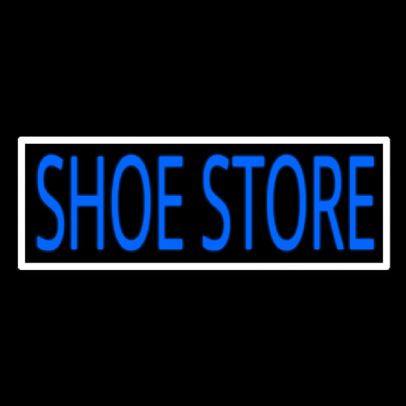 Shoe Store With Border Neonkyltti
