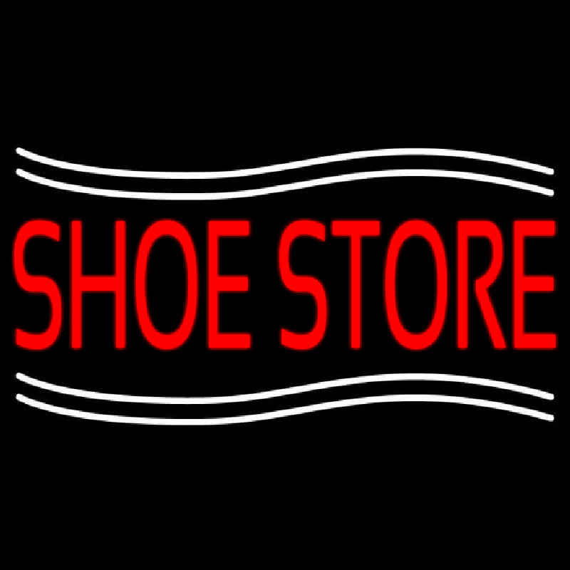 Shoe Store With Line Neonkyltti