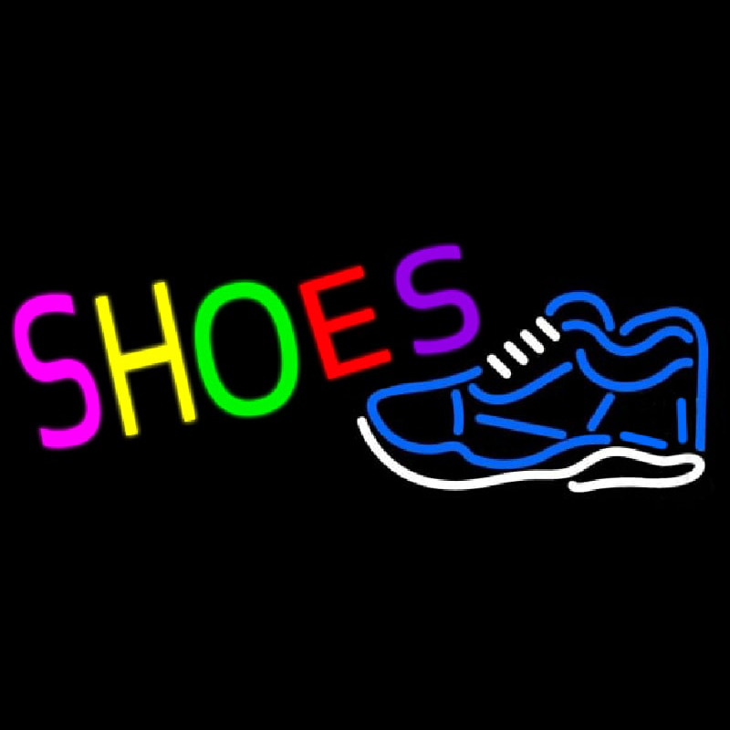 Shoes Logo Neonkyltti
