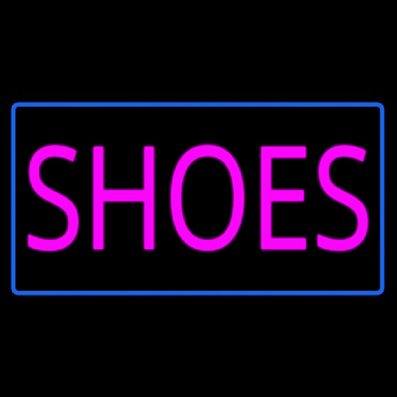 Shoes Rectangle Blue Neonkyltti