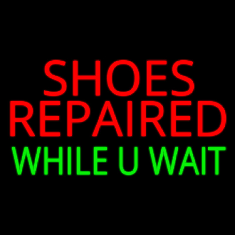 Shoes Repaired While You Wait Neonkyltti