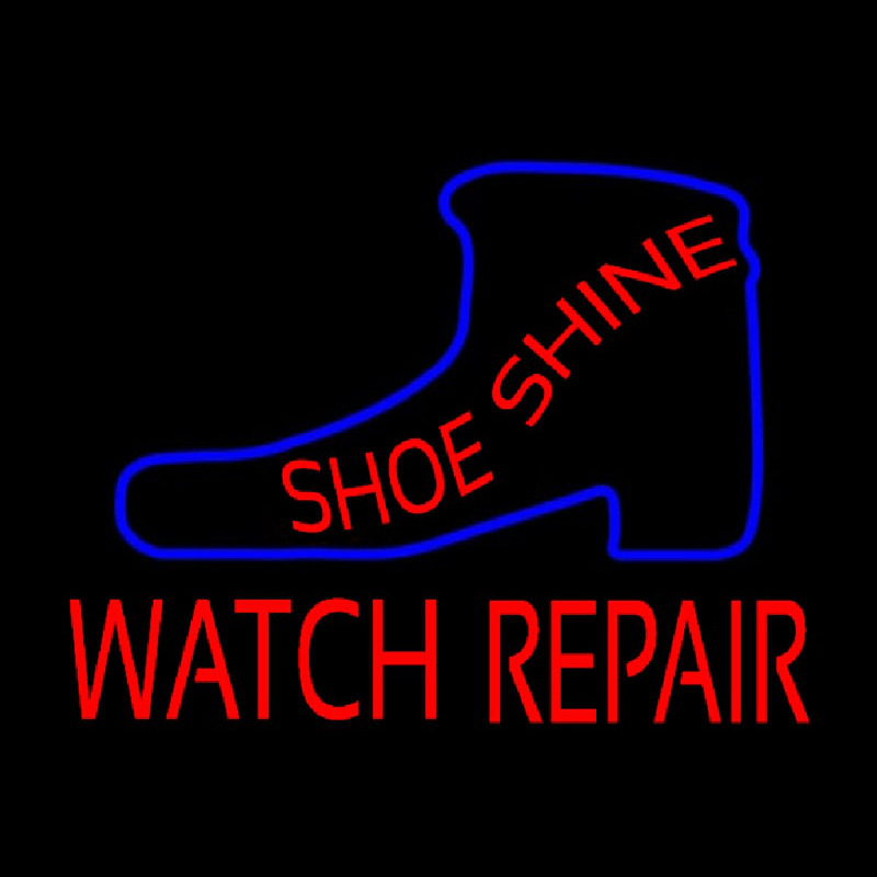 Shoeshine Watch Repair Neonkyltti