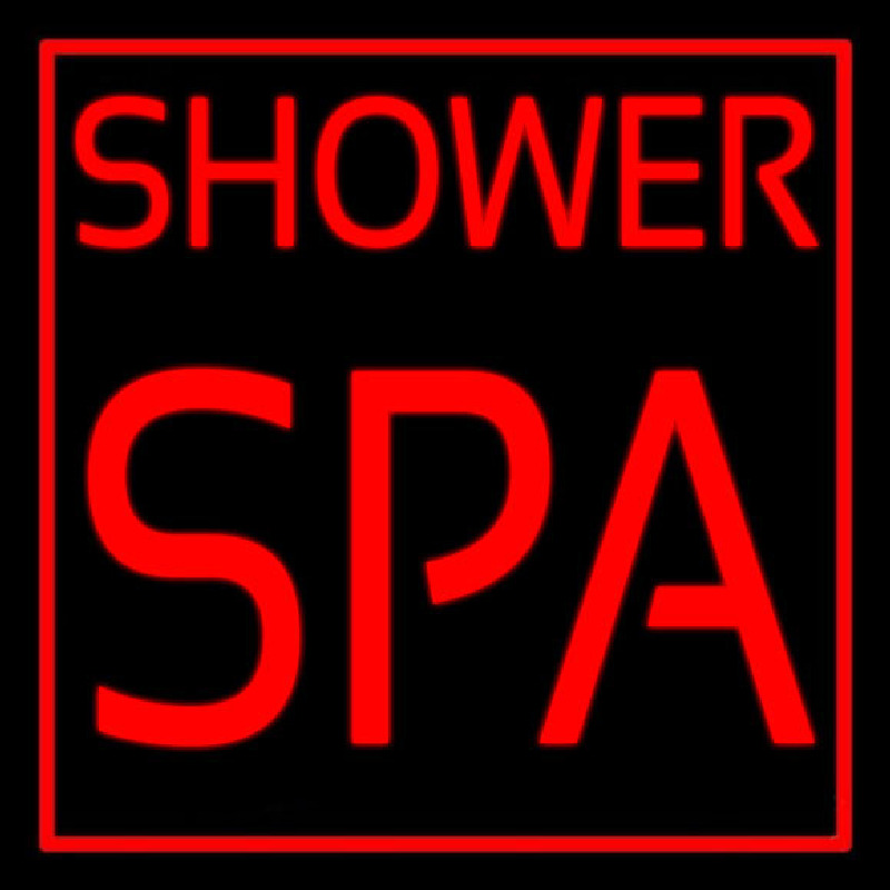 Shower Spa Neonkyltti