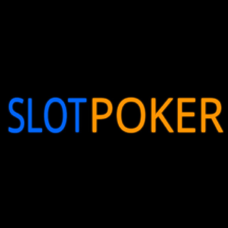 Slot Poker 2 Neonkyltti