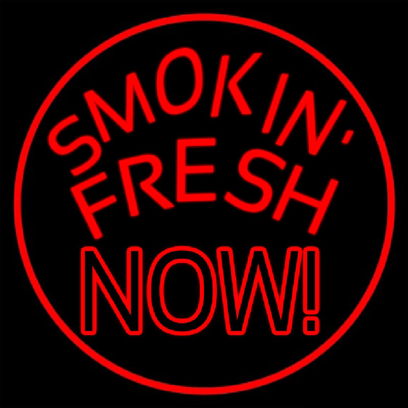 Smokin Fresh Now Neonkyltti
