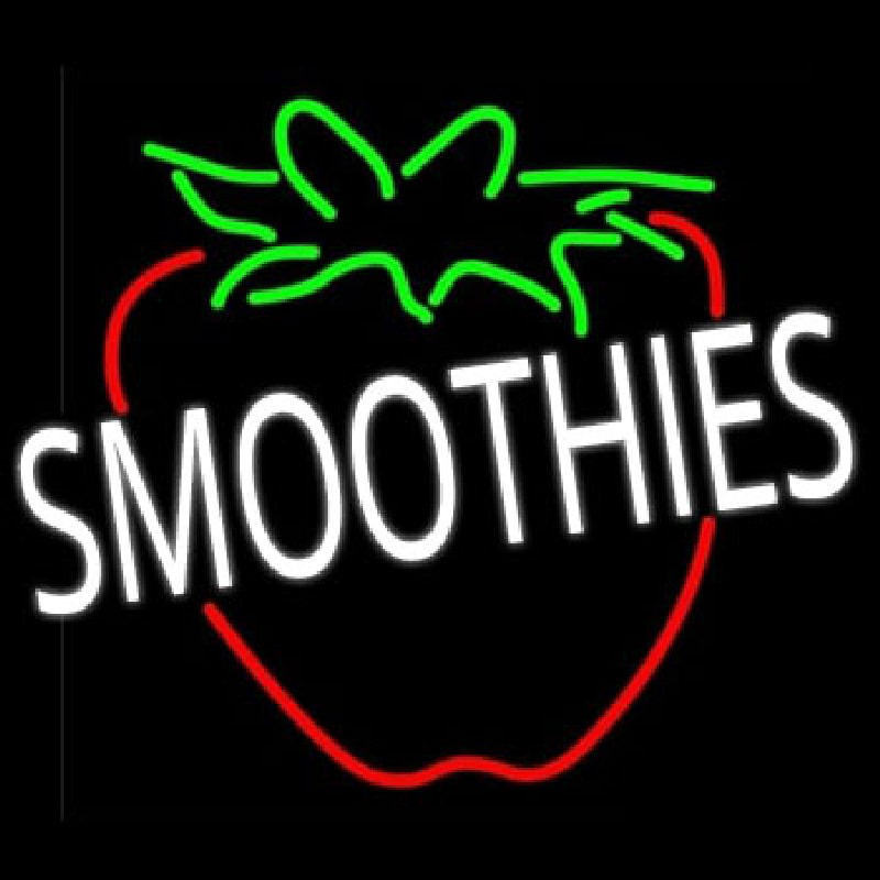Smoothies Logo Neonkyltti
