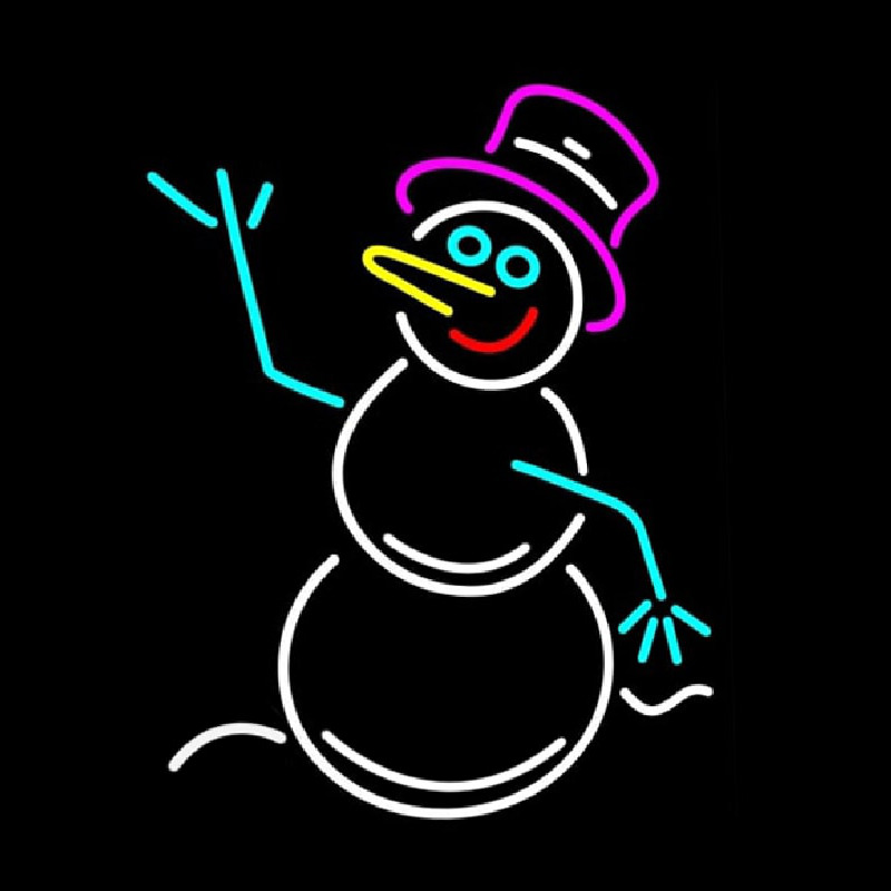 Snowman Neonkyltti