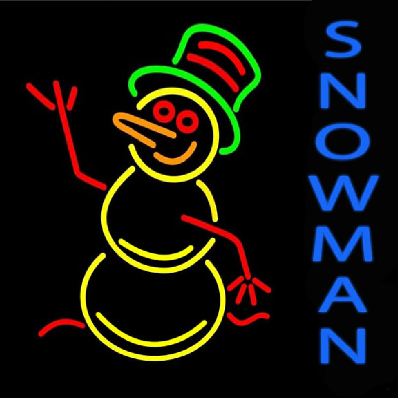 Snowman Neonkyltti
