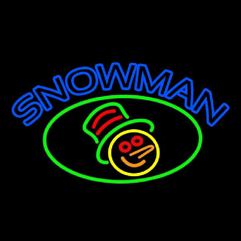 Snowman Neonkyltti