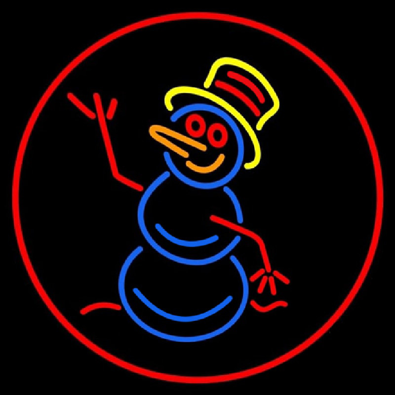 Snowman Neonkyltti