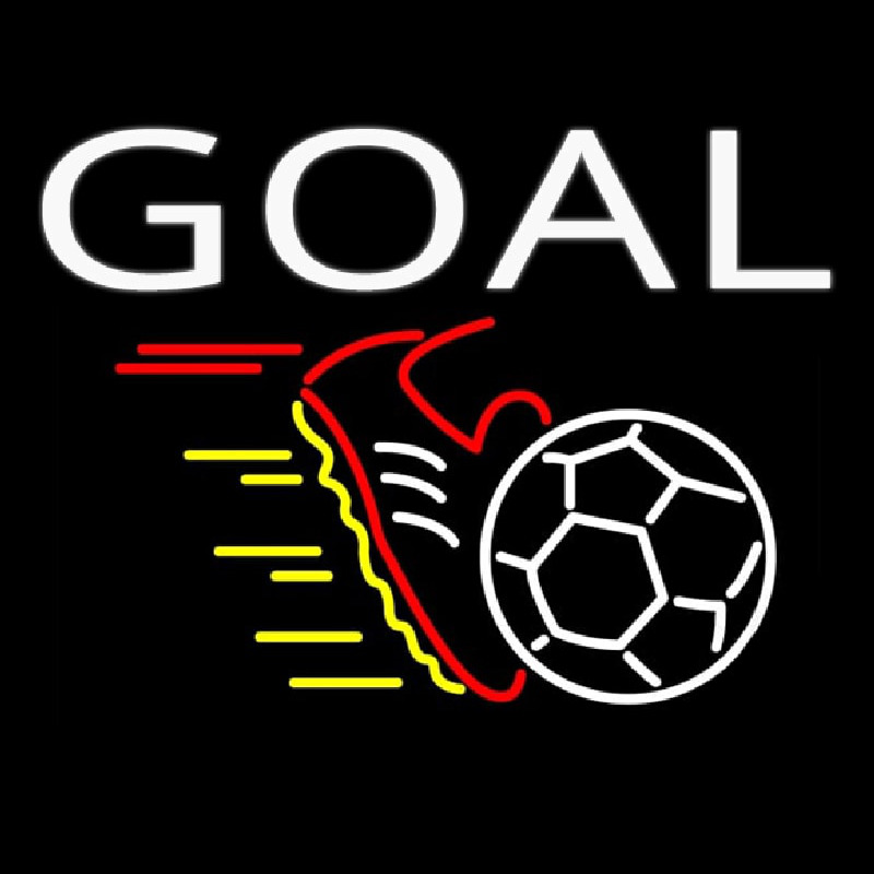 Soccer Goal Neonkyltti