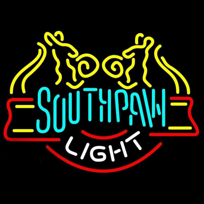 Southpaw Kangaroos Beer Sign Neonkyltti
