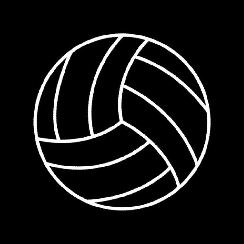 Sports Volleyball Icon Neonkyltti