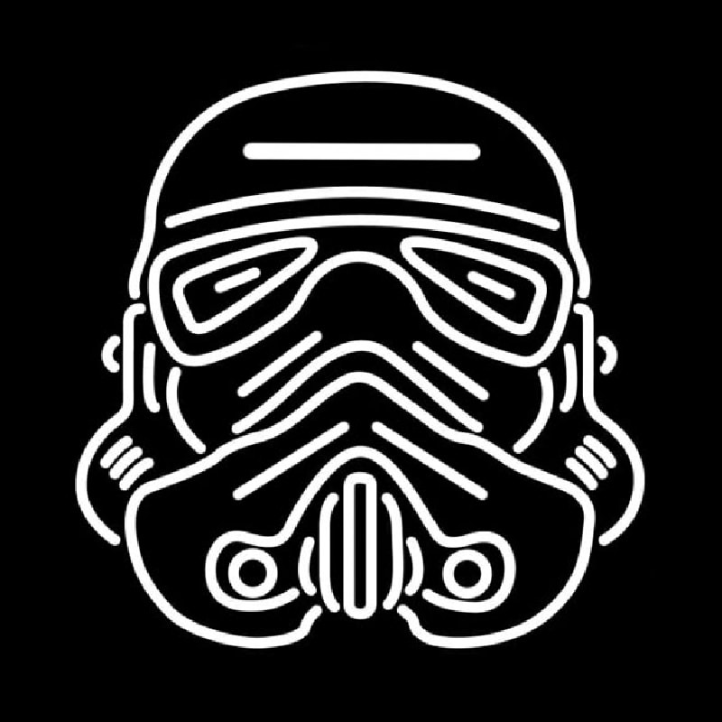 Star Wars Storm Trooper Helmet Neonkyltti