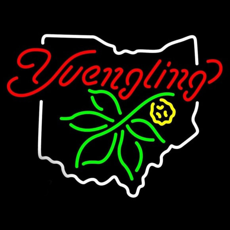 State Of Ohio Yuengling Beer Sign Neonkyltti