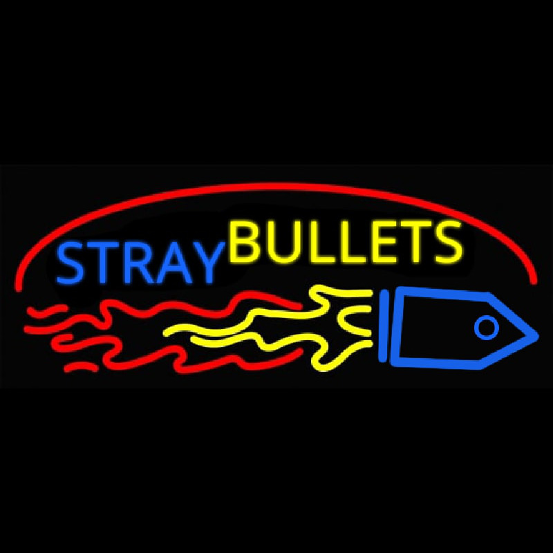 Stray Bullets Neonkyltti